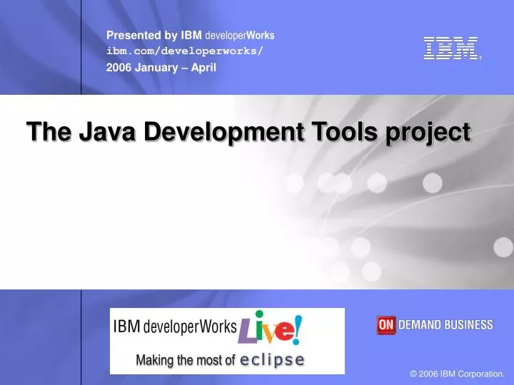 the java development tools project