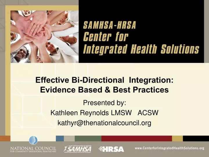 effective bi directional integration evidence based best practices