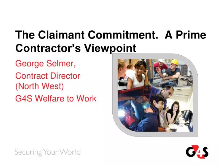 the claimant commitment a prime contractor s viewpoint