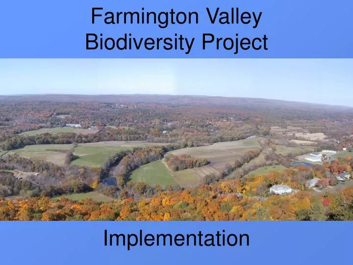 farmington valley biodiversity project