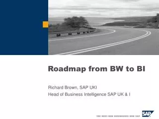 Roadmap from BW to BI
