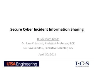 Secure Cyber Incident Information Sharing