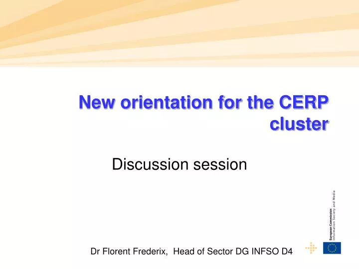 new orientation for the cerp cluster