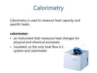 Calorimetry