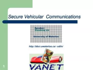 Secure Vehicular Communications