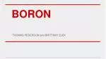 BORON - slide 1