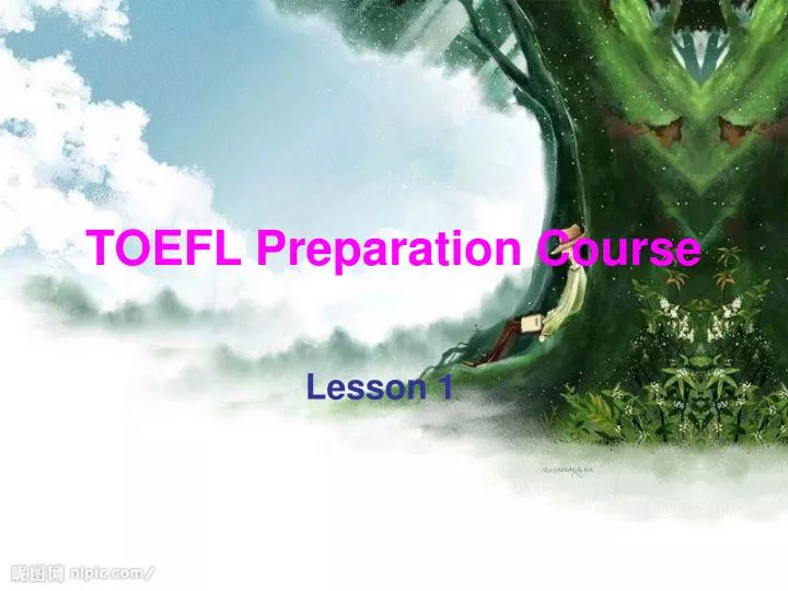 toefl preparation course