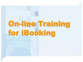 On-line Training for iBooking