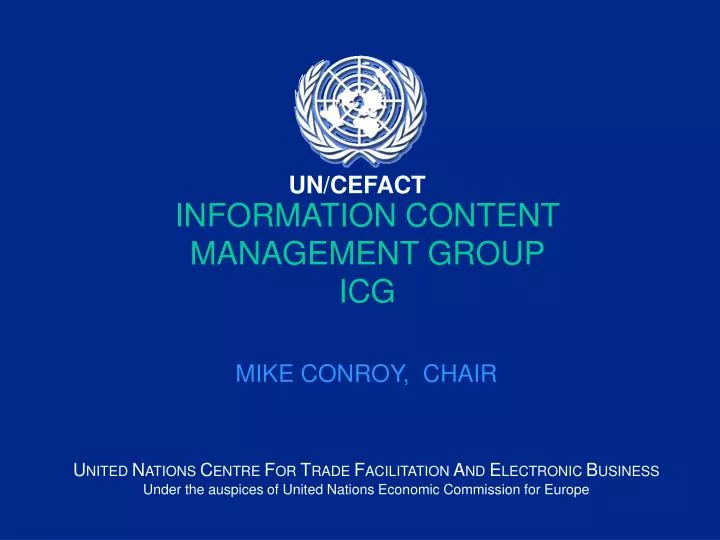 information content management group icg