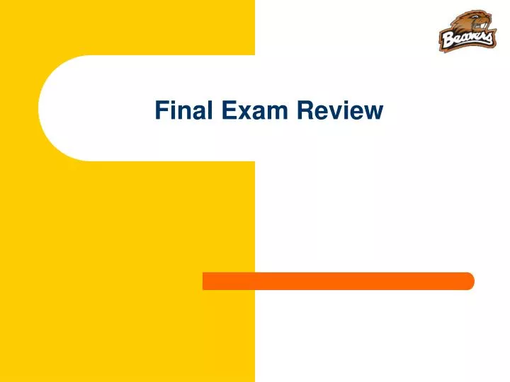 final exam review