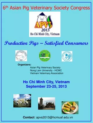 6 th Asian Pig Veterinary Society Congress