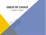 Great by Choice - slide 1