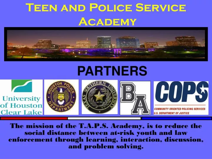 teen and police service academy