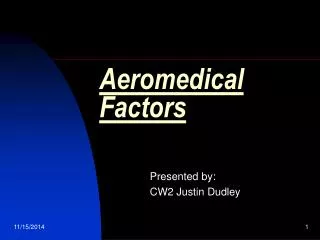 Aeromedical Factors