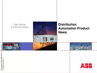 Distribution Automation Product News