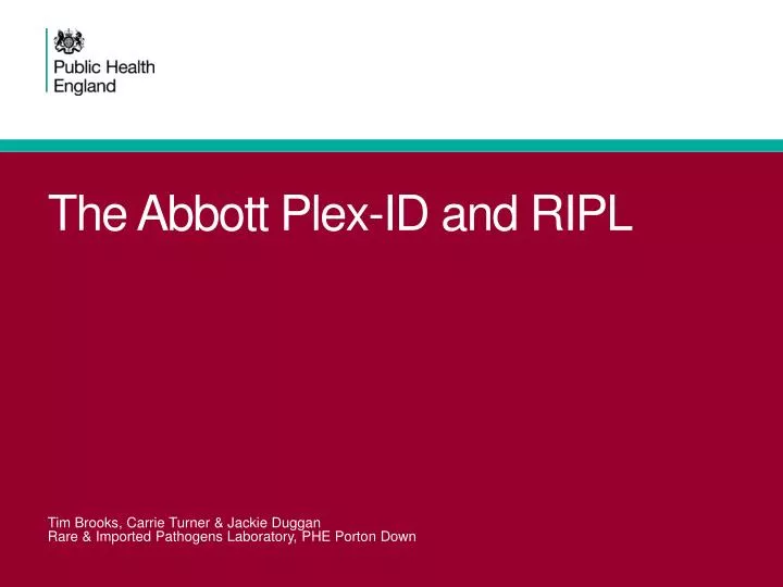 the abbott plex id and ripl