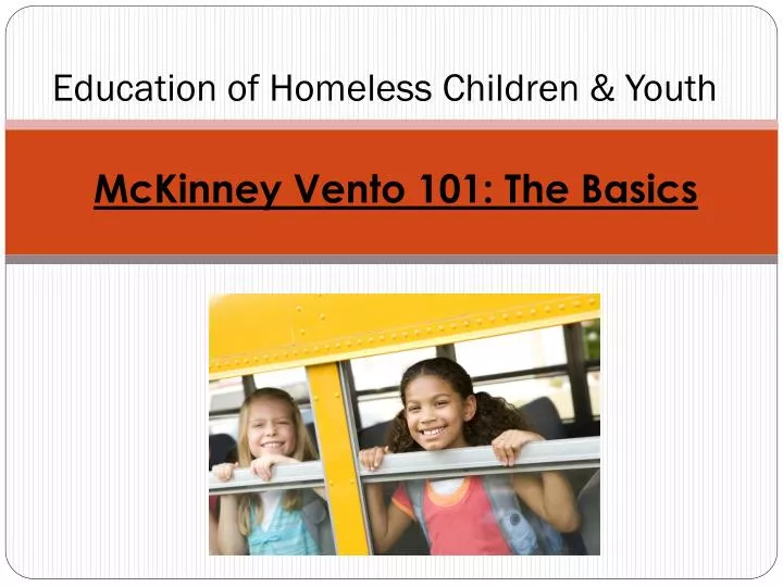 education of homeless children youth