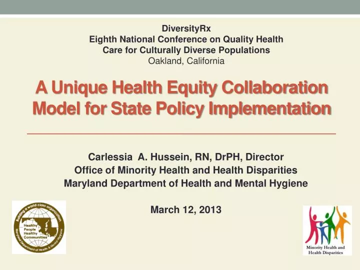 a unique health equity collaboration model for state policy implementation