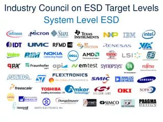 Industry Council on ESD Target Levels System Level ESD