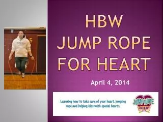 HBW Jump Rope for Heart