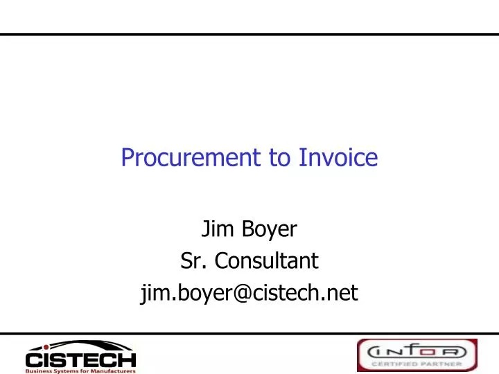 procurement to invoice