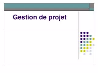 gestion de projet