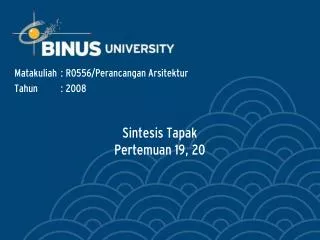 sintesis tapak pertemuan 19 20