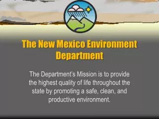 The New Mexico Environment Department