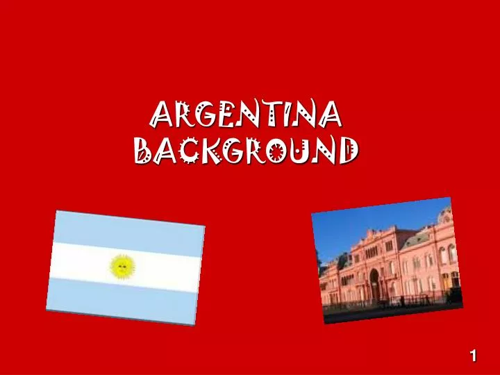 argentina background