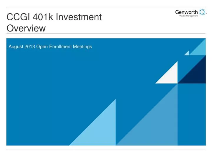 ccgi 401k investment overview