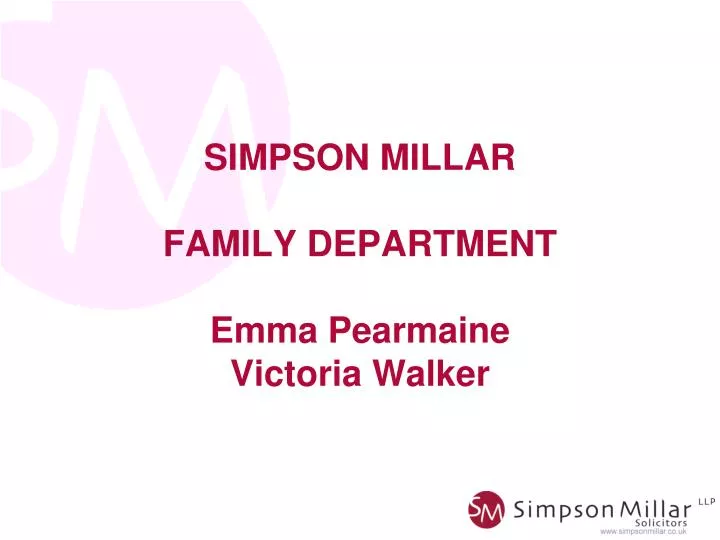 simpson millar family department emma pearmaine victoria walker