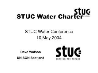 STUC Water Charter