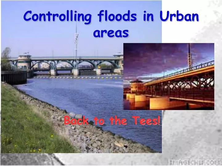 controlling floods in urban areas