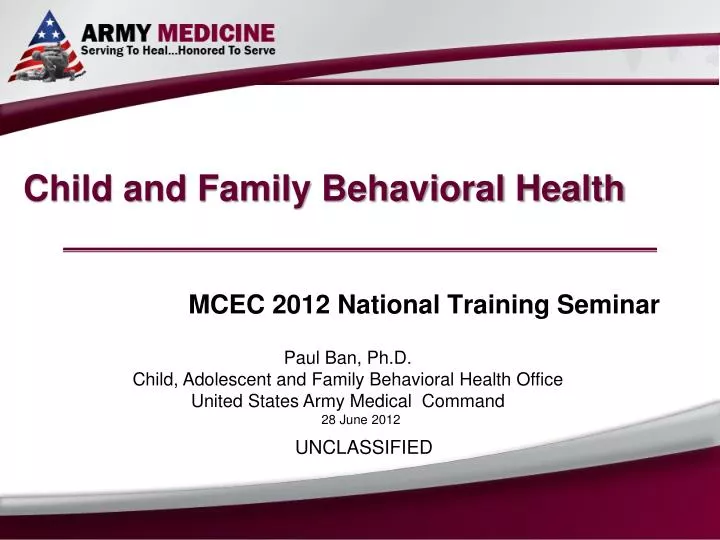 child and family behavioral health