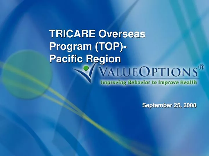 tricare overseas program top pacific region