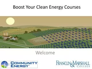 Boost Your Clean Energy Courses