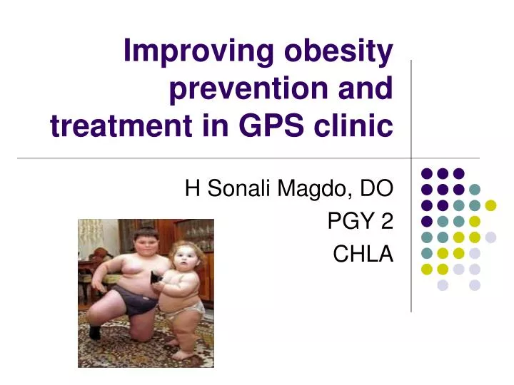improving obesity prevention and treatment in gps clinic