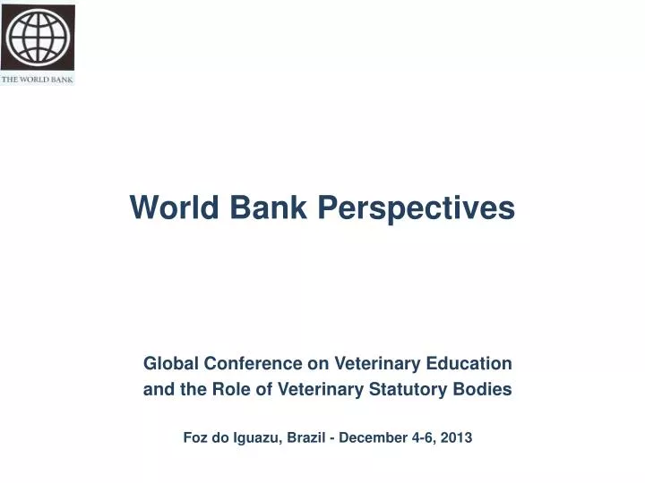 world bank perspectives