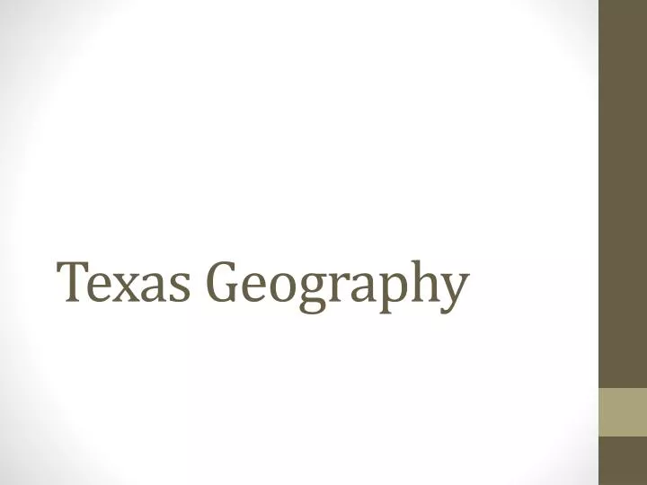 texas geography