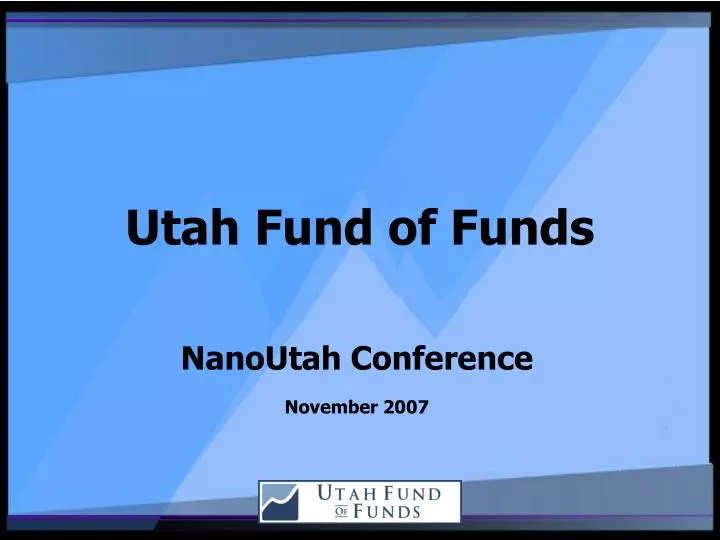 utah fund of funds