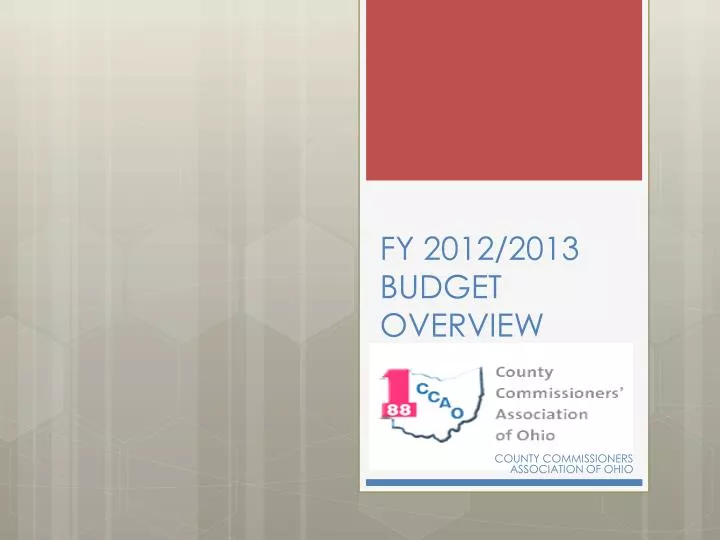 fy 2012 2013 budget overview