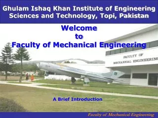 Welcome to Faculty of Mechanical Engineering