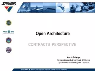 Open Architecture CONTRACTS PERSPECTIVE