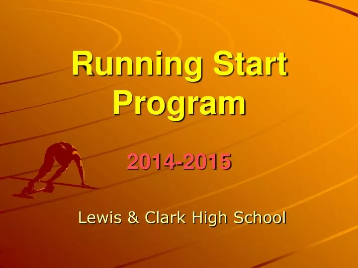 running start program 2014 2015