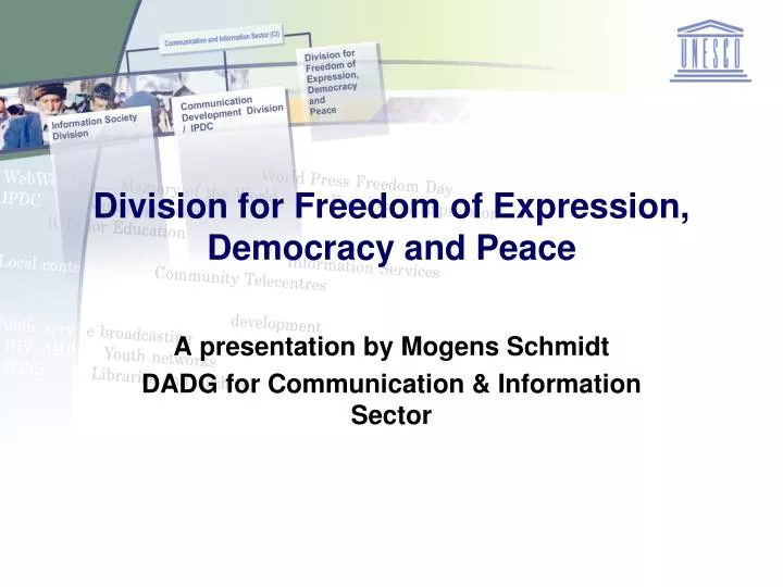 division for freedom of expression democracy and peace