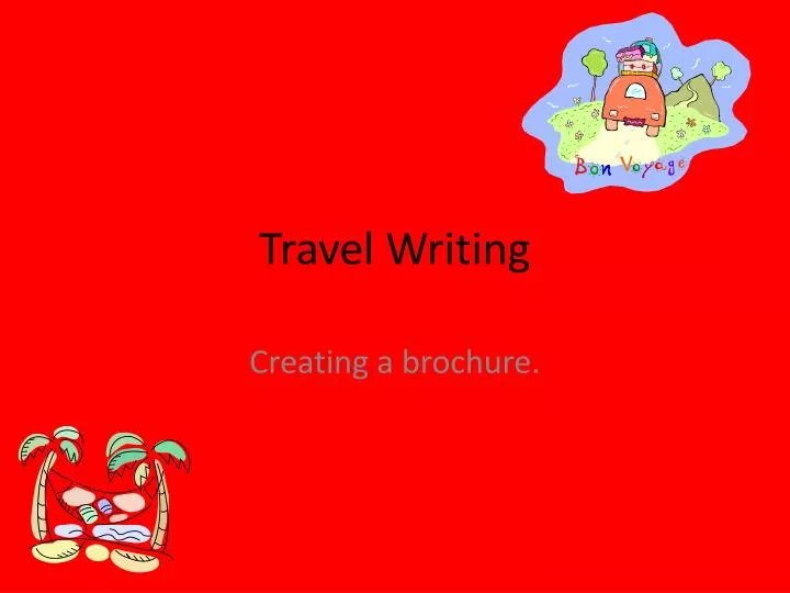 travel writing
