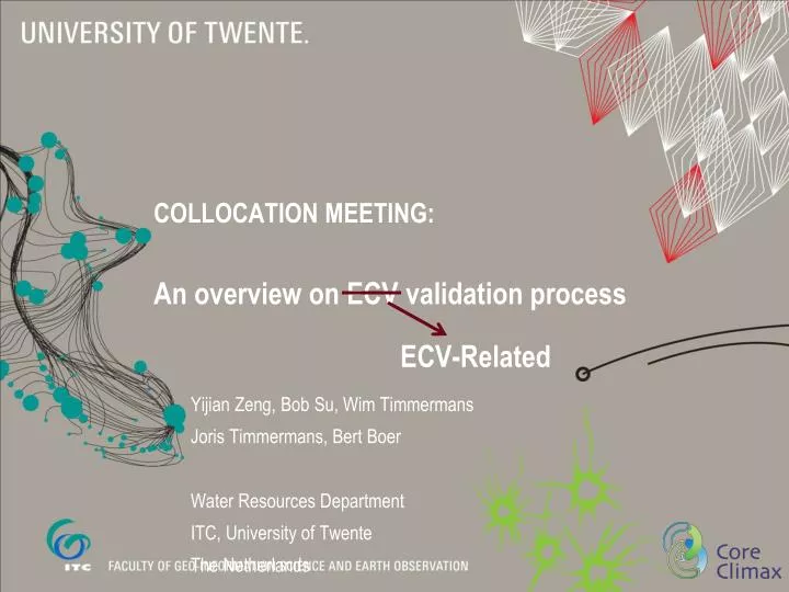 collocation meeting an overview on ecv validation process