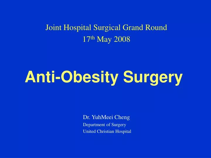 anti obesity surgery