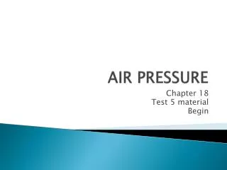AIR PRESSURE