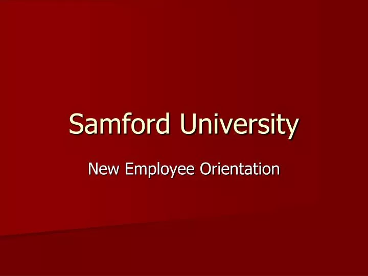 samford university